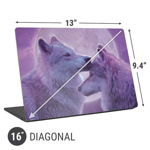 Vincent Hie Loving Wolves Universal Laptop 16in (13 x 9.4in) Skin